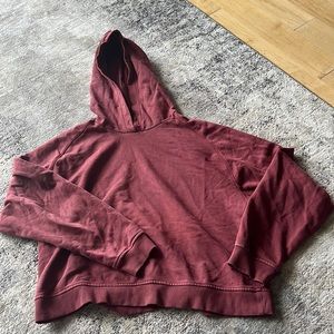 Outdoor Voices Maroon Hoodie